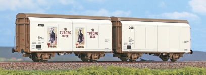 ACME 45092 - H0 - 2-tlg. Set Biertransportwagen Hios, Ep. V, DSB